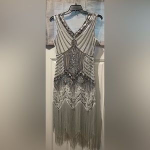 Womens Medium Glamorous 1920's Period Dress